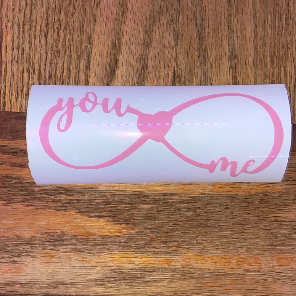 You and me sticker, great for gifting around Valentine’s Day!